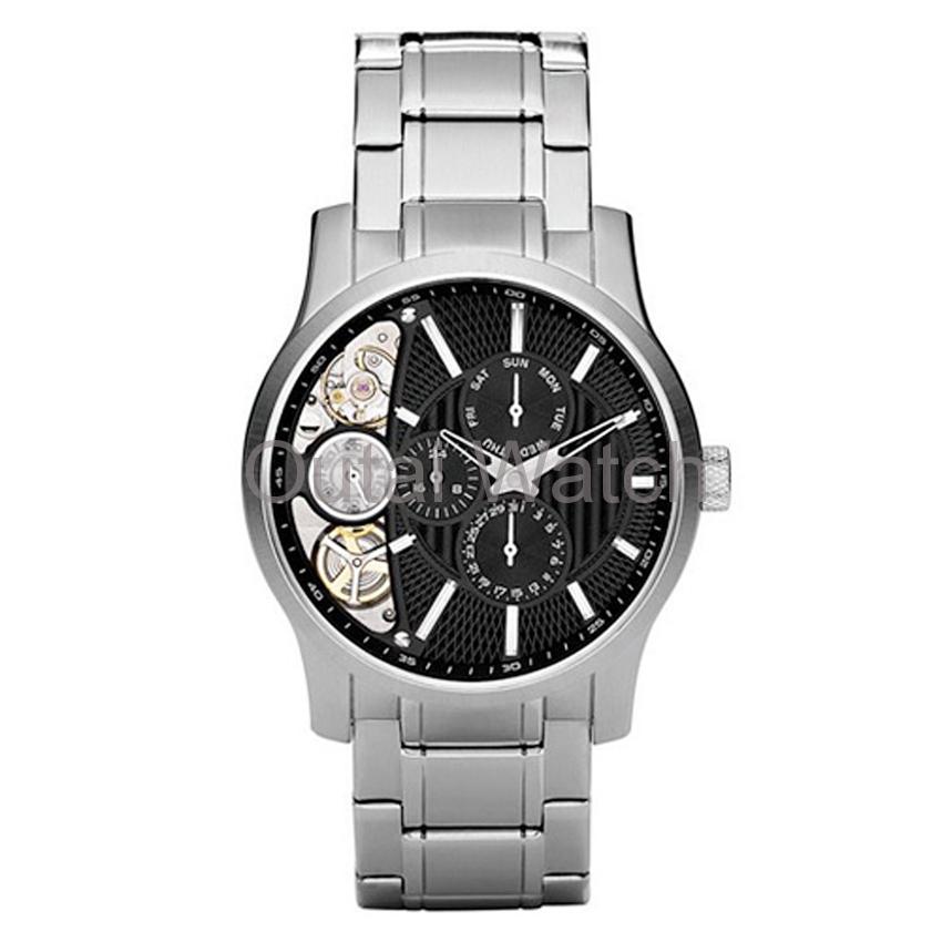 newly design stainless steel mechanical  fashion watch