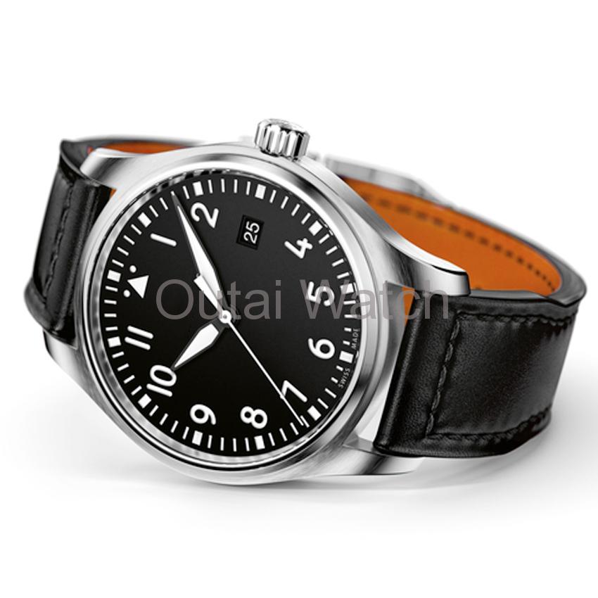 decent lather band alloy or stainless steel fashion watch