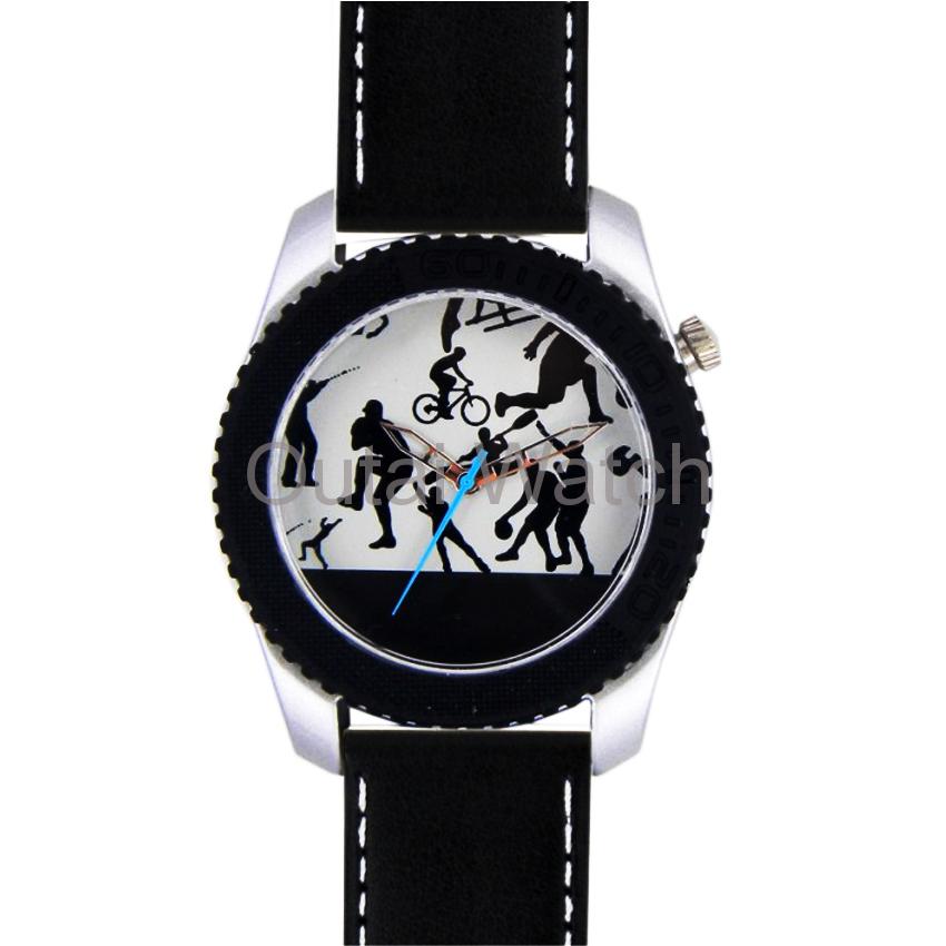 pupular dial alloy black fashion watch