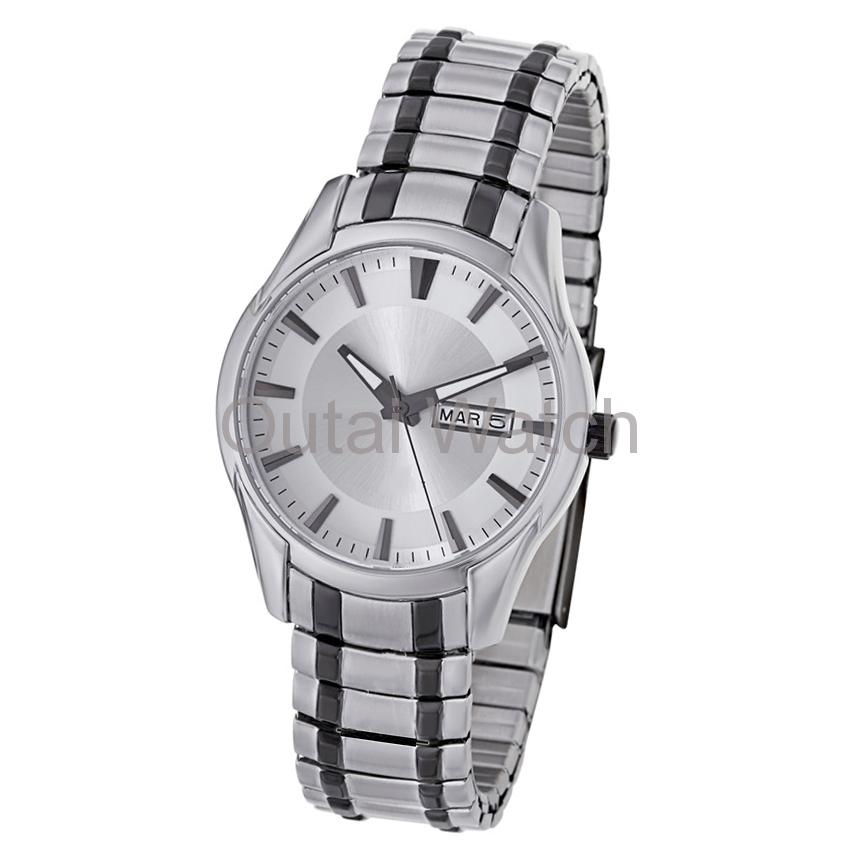 Gray look stainless steel fashion watch
