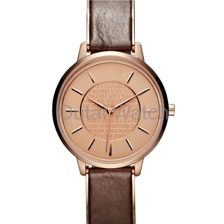 rose gold plated delicate dial fashion watch