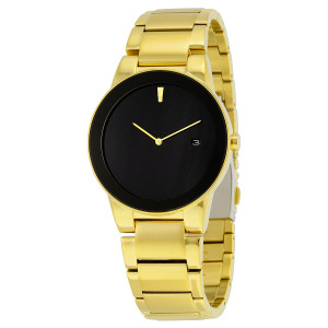 Gold plated antique quartz watch with blank watch dial