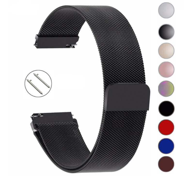 Magnetic Mesh band for watches,12mm 14mm 16mm 18mm 20mm sizes  are available